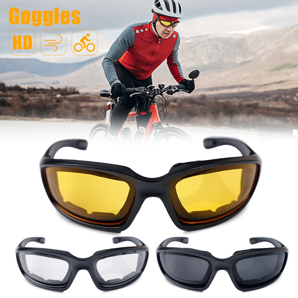 Cycling Sunglasses Unisex Vented Goggles Eye Protection Wind Dust Proof  Goggles Outdoor Sport UV Protective Anti Splash