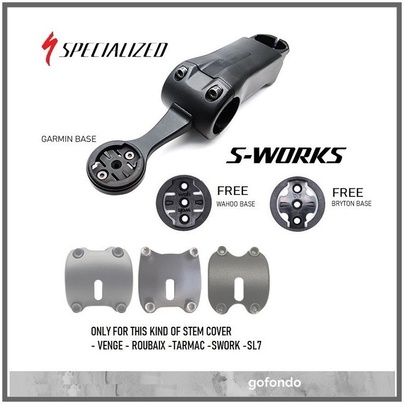 Specialized SWorks Venge Tarmac Sl7 ROUBAIX Stem Computer Mount GARMIN