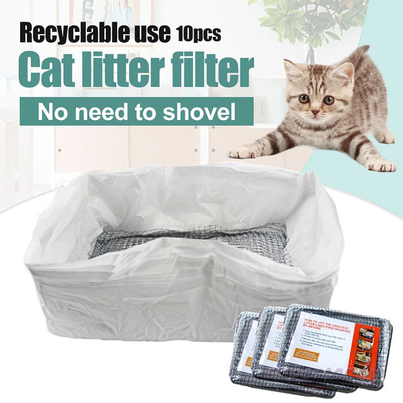 Kitty litter liners elastic store