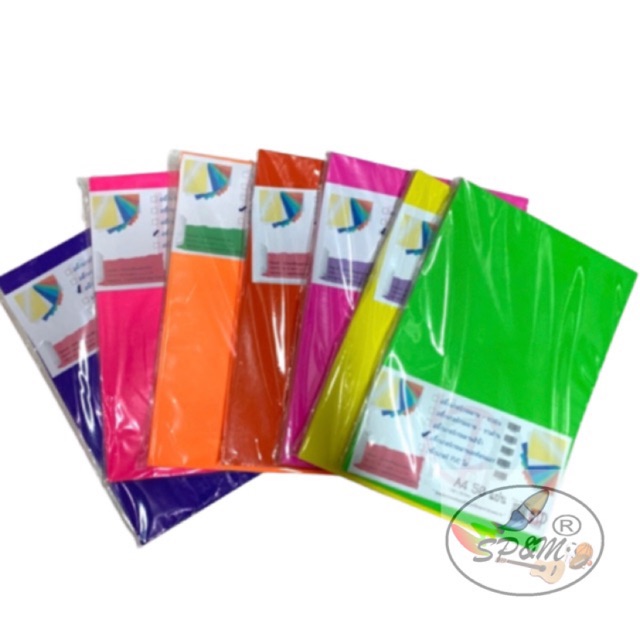 Reflective Sticker Paper A4 Watercolor (50 Sheets/Pack) | Shopee Singapore