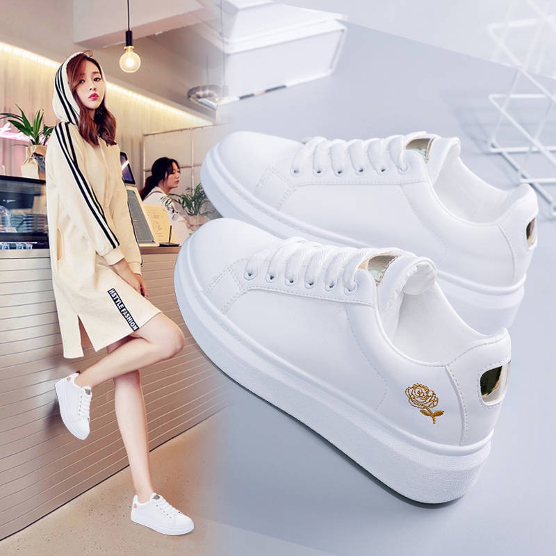 White store rose shoes