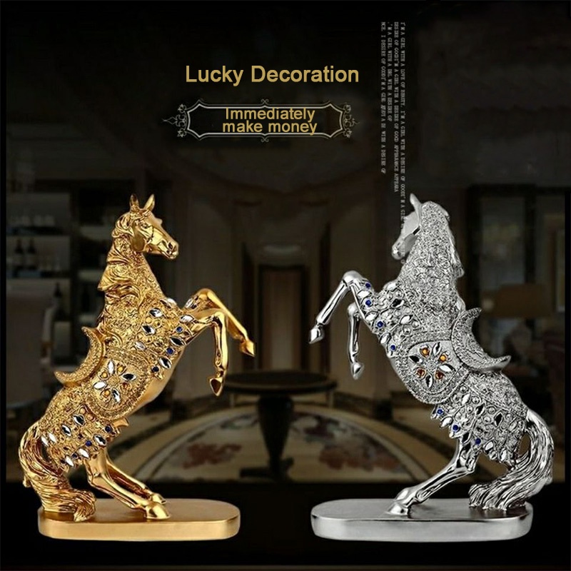 KONG Home Decoration Figurines Table Decoration Office Desk Horse Sculptures