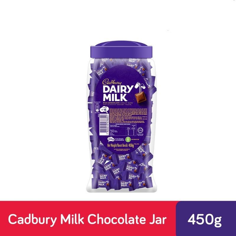 CADBURY DAIRY MILK CHOCOLATE JAR 450 G Shopee Singapore