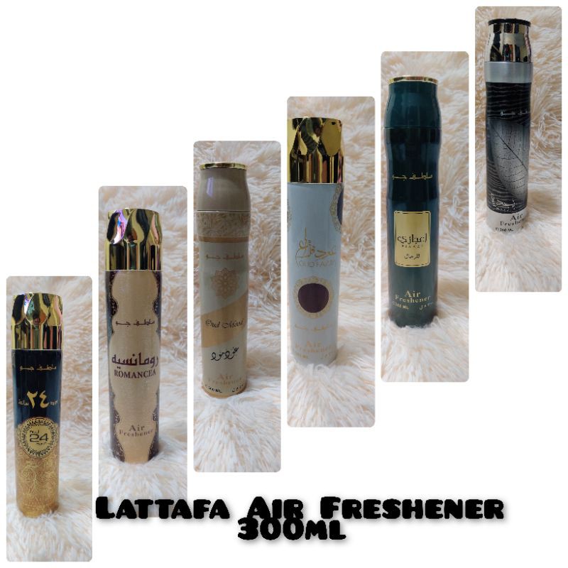 air freshener 300ml Lattafa oud mood Ejazzi Oud fazza Oud 24 hours