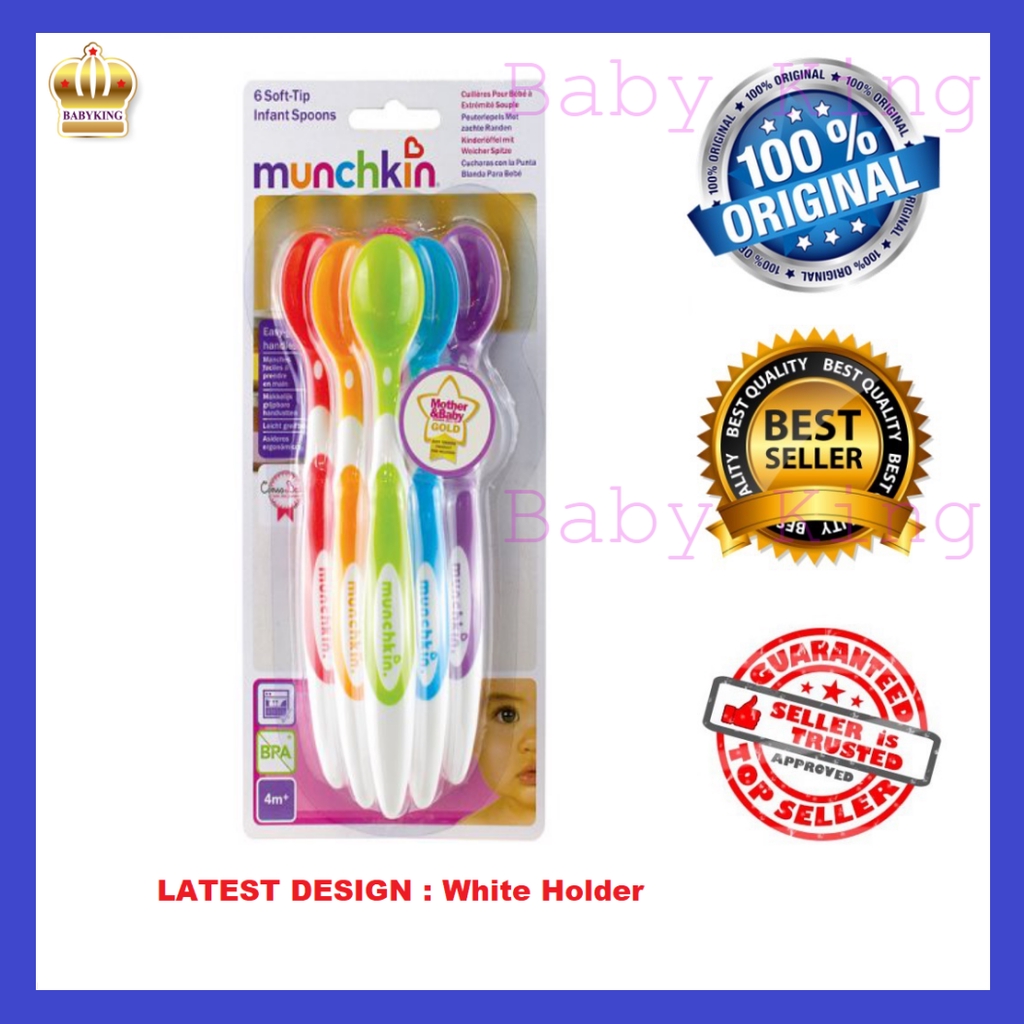 Munchkin Soft-Tip Infant Spoons - 6pk