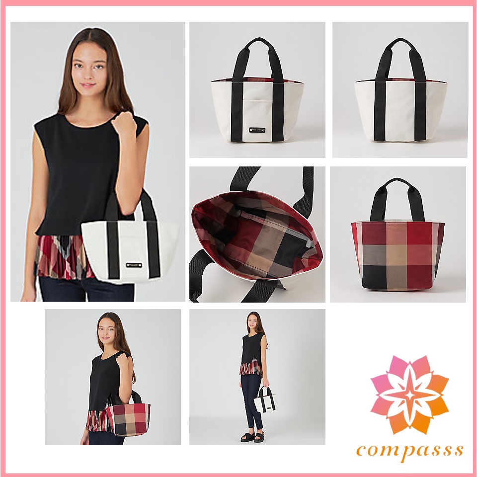 BLUE LABEL Reversible Mini Tote CRESTBRIDGE Shopee Singapore