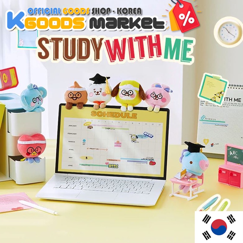 BTS BT21 Study With Me Monitor Doll Line Friends Official Goods ...