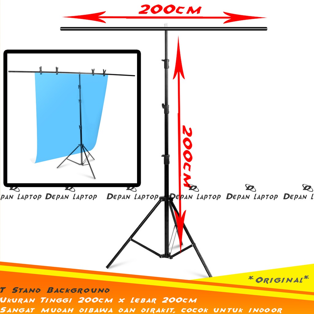 Model T background Stand 2 meters high, 2 meters wide for photo Studio ...