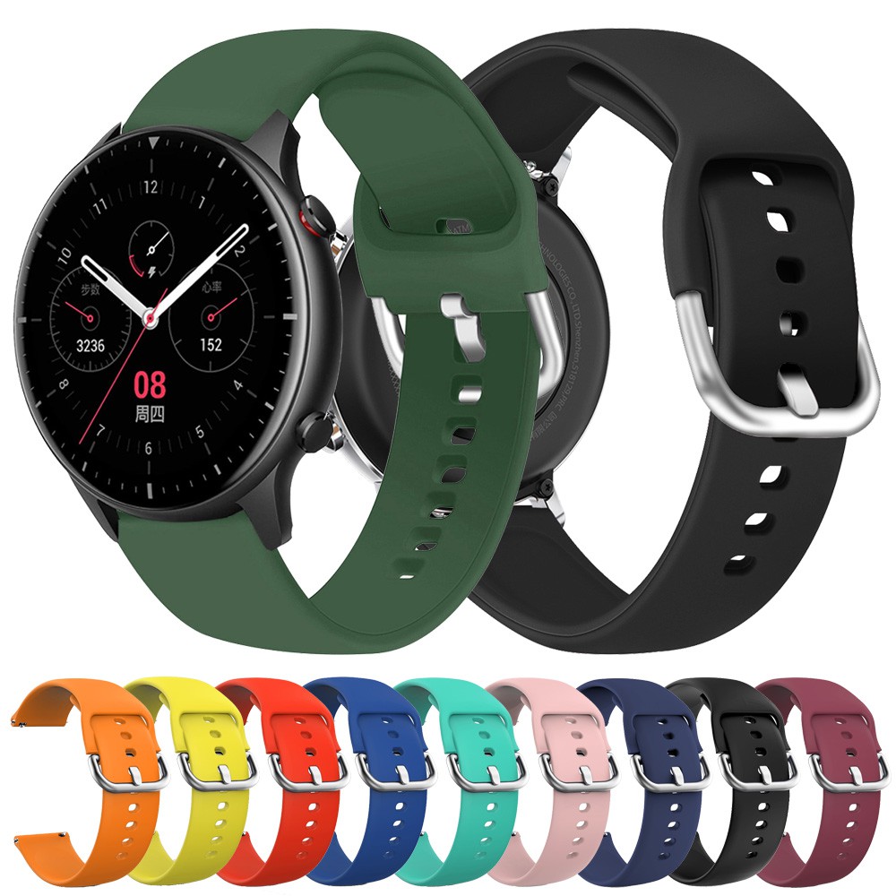 Silicone Strap Bracelet Band for Huami Amazfit GTR 4 3 Pro 2 Balance Cheetah Pro GTR Mini GTR 47mm 42mm