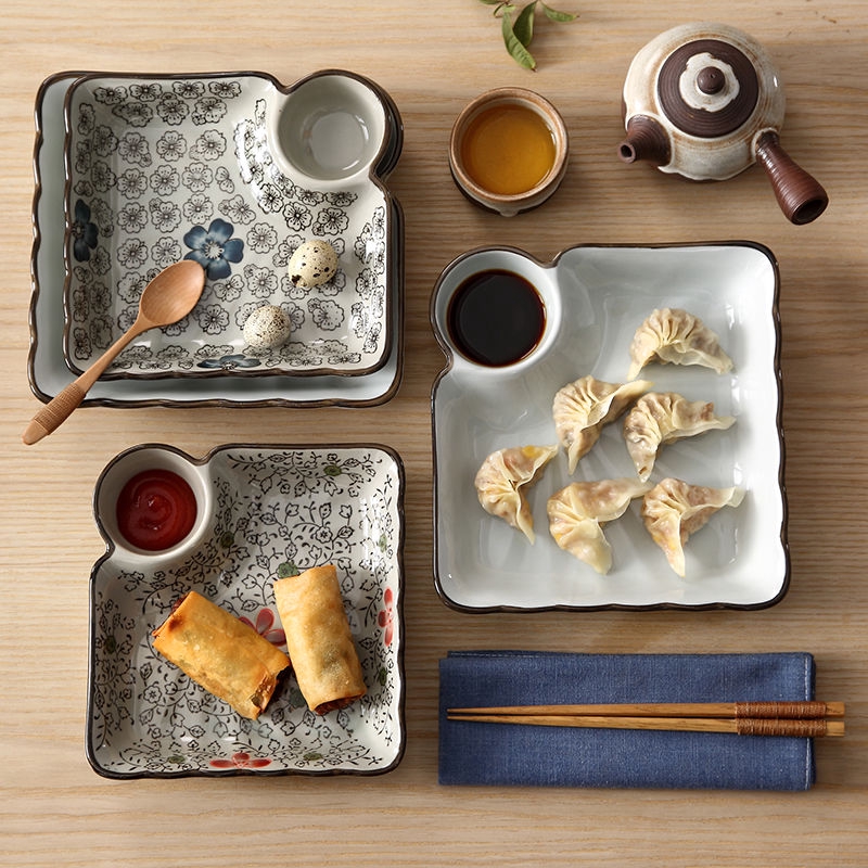 Plate With Dipping Saucer Removable Drain Tray Vinegar Dish Serving For Dumpling Serving Dishes Dumpling Plate Dd4a998e 4720 40ba B38a 1997d2cd1f22.6876750563363ccca7326cd8e4dd8bc4