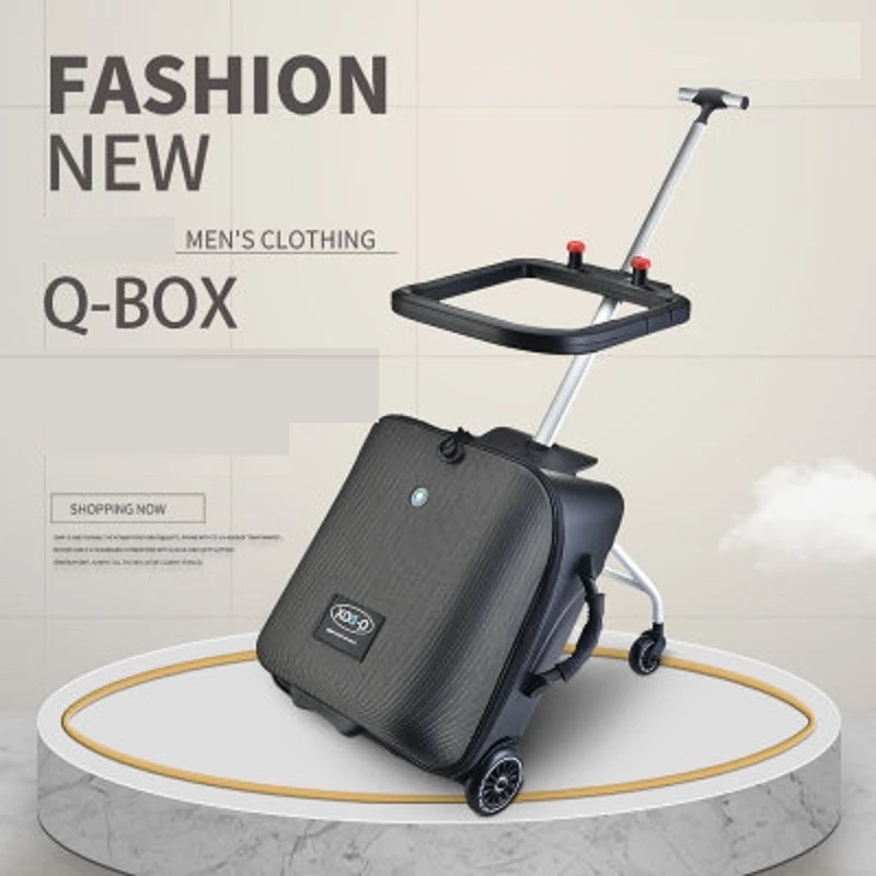20 Inch New Lazy Rolling Luggage Cabin Travel Suitcase Kid Trolley Case