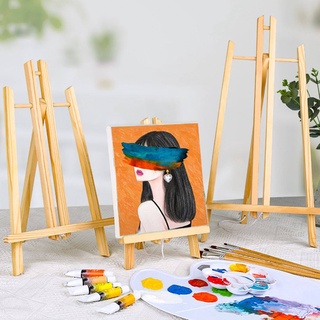 1pc Rack Stand, Log Color Wooden Frame, Small Painting Rack, Painting  Board, Desktop Oil Painting Rack, Student Professional Painting Board,  Painting