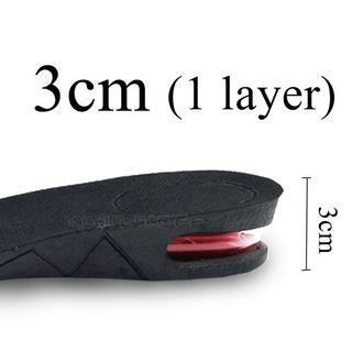 Invisible Height Increase Insole For Feet 3/5/7/9cm Height Lift Adjustable  Cut Shoe Heel Insert Taller Height Insole For Shoes