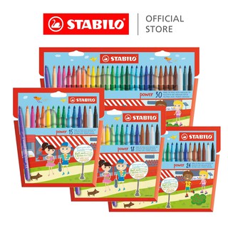 felt-tip pen STABILO power max - pack of 18 colors