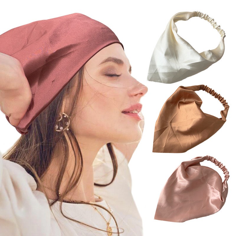 Bandanas Hair Scarf Headwrap Elastic Hairbands Turban Headbands