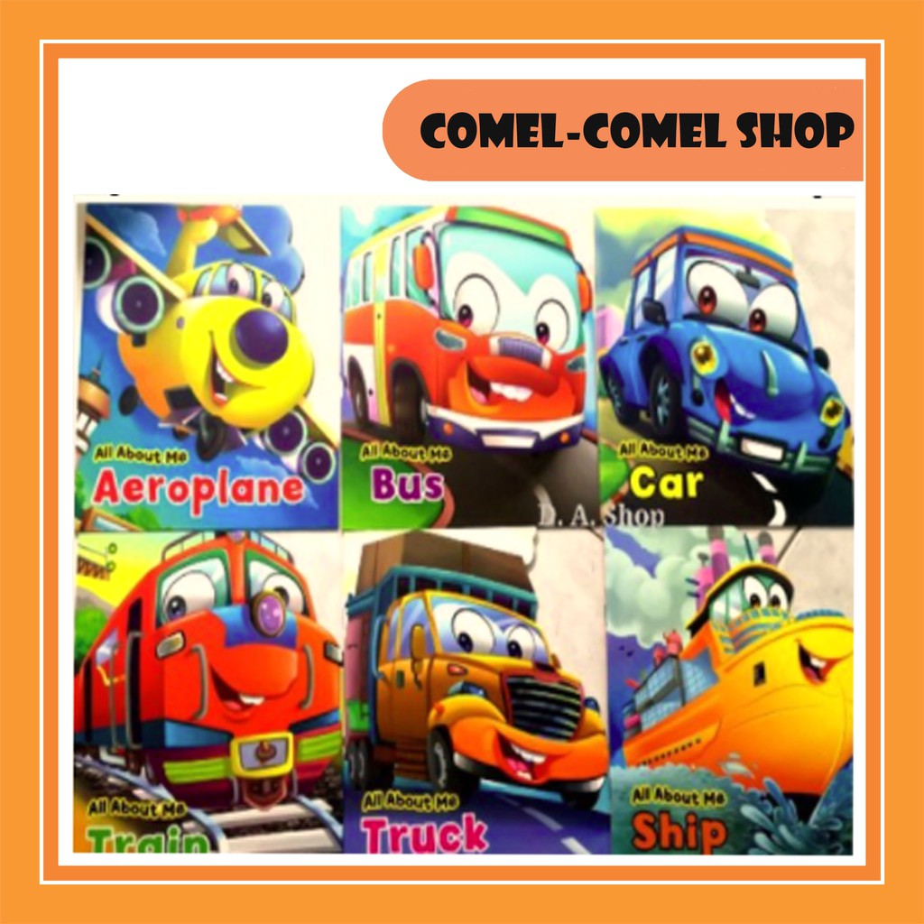 ENGLISH STORY BOOK ALL ABOUT ME TRAIN/BUS/CAR/TRUCK/AEROPLANE/SHIP ...
