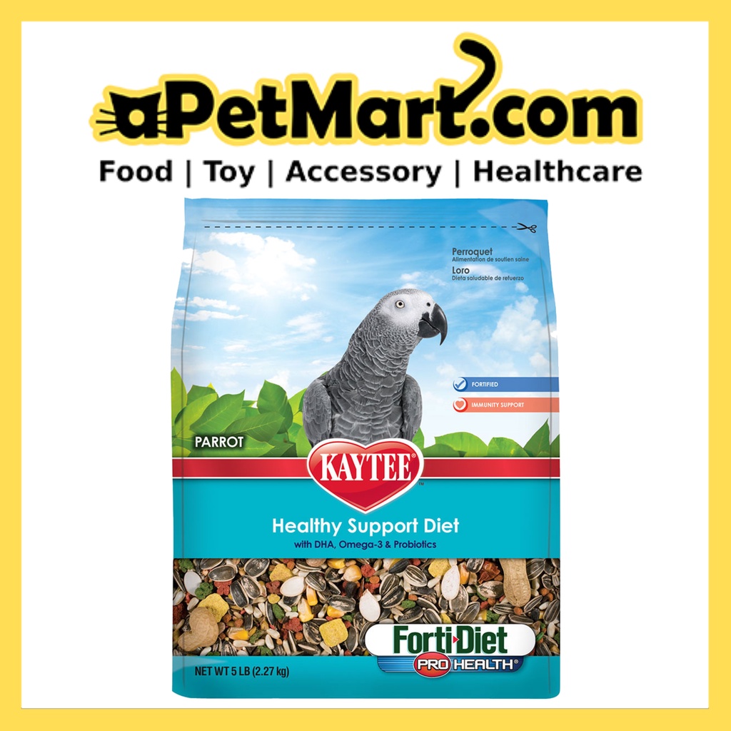 thumbnail image 2 of Kaytee Forti-Diet Pro Health Parrot Food - 5lb Bag With Omega 3 For Feather Health 2 of 6