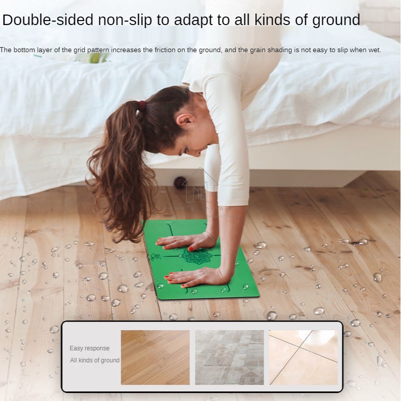 Mini Yoga Mat，Non Slip Auxiliary Exercise Fitness Mat，Foldable