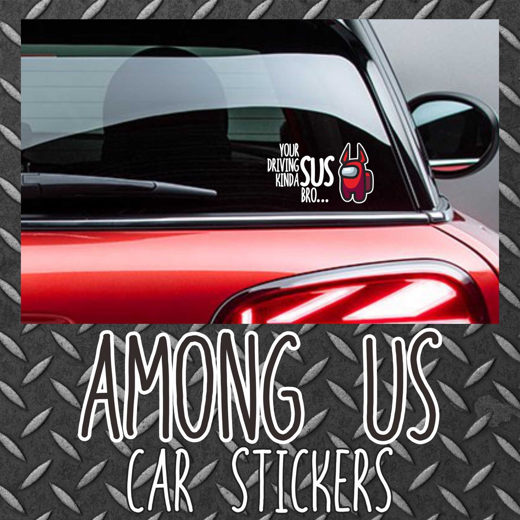 Among Us U Sus, Among Us Decal, Among Us Car Sticker