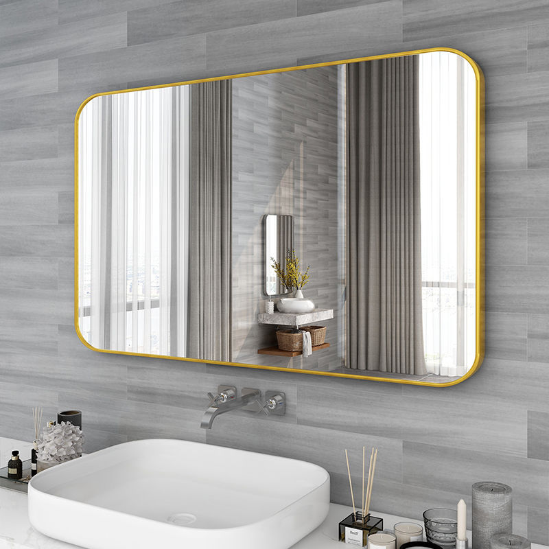 YIXIN Bathroom Mirror Stick to Wall Toilet Mirror No Hole Toilet Toilet