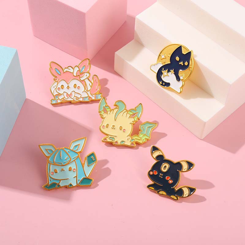 29 Styles Of Anime Lapel Brooch Cute Cartoon Elf Enamel Pin Design