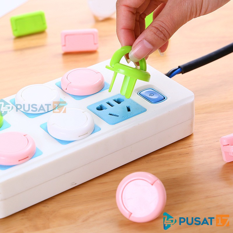 PENUTUP COLOKAN LISTRIK STOP KONTAK / PENGGAMAN STOK KONTAK / SOCKET COVER - Gambar 4