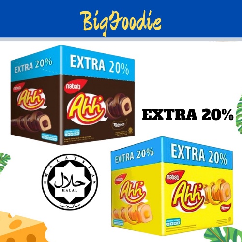 [BFD] Nabati Richeese Triple Ahh Wafer 4gm x 20's (Chocolate/Cheese ...