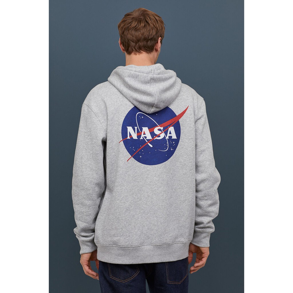 H&m nasa hoodie grey on sale