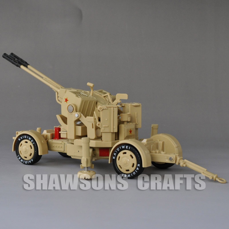 Kaidiwei 1:35 Scale Diecast Metal Military Model Toy Anti-Aircraft Gun ...