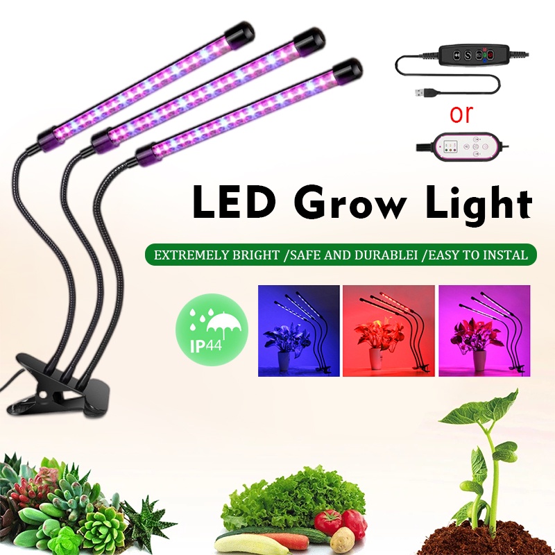 [SG Stock]LED USB Plant Grow Light Full Spectrum Indoor Hydroponic Veg ...