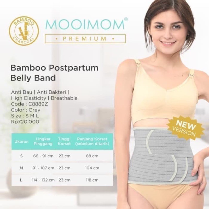 Mooimom corset bamboo postpartum belly band bamboo corset mooimom corset mooimom bamboo corset mooimom bamboo corset Shopee Singapore