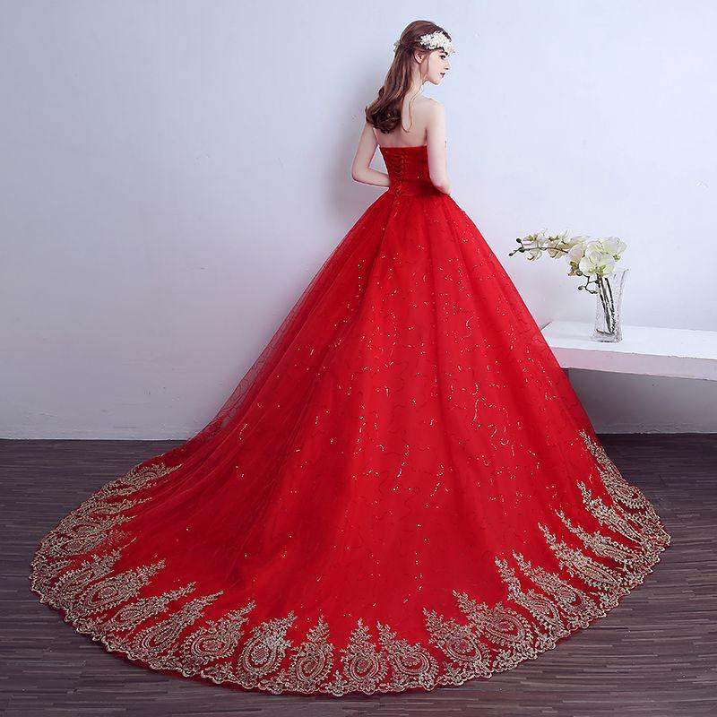 Red hot sale gown dress