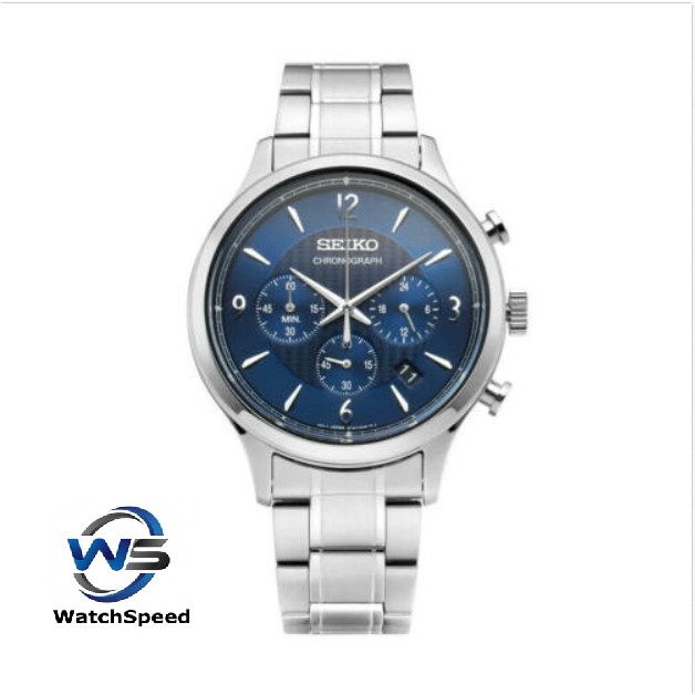 Seiko SSB339P1 SSB339P SSB339 Conceptual Stainless Steel Chronograph Quartz Men s Watch Shopee Singapore