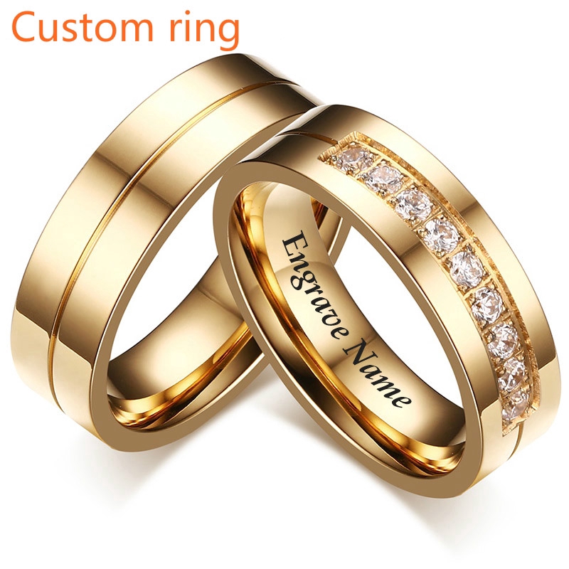 Gold rings for on sale men with names