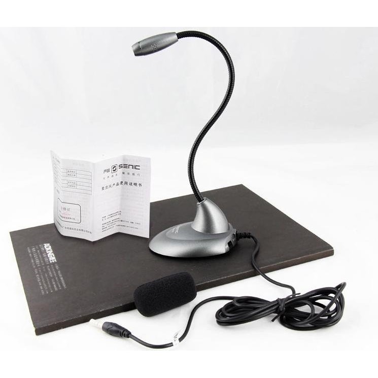 Flexible Microphone + Mount / ON/OFF stand + Foam (New Model) | Shopee ...