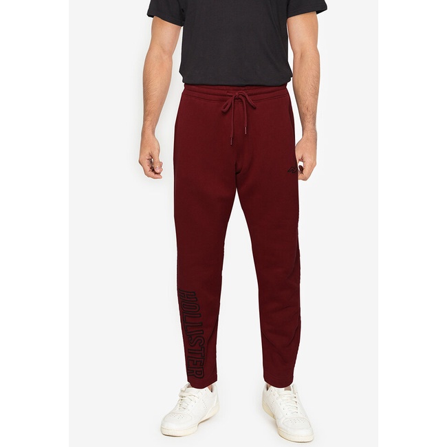 Hollister Straight Leg Tech Logo Sweatpants Shopee Singapore