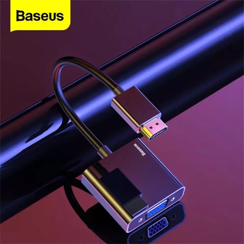 Baseus Hdmi Compatible To Vga Cable Khd Vga Adapter Digital Hd To Vga