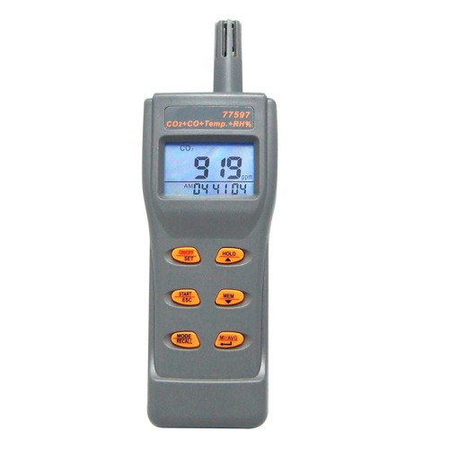 AZ77597 Portable Combo CO2 CO Temperature Humidity Logger Monitor ...