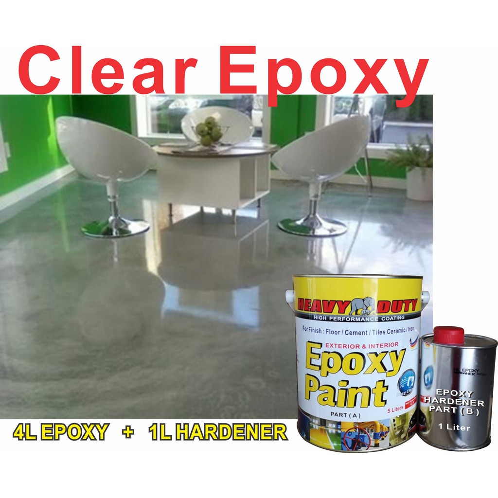 1L or 5L CLEAR EPOXY [ HEAVY DUTY ] EPOXY CLEAR COAT // TOP COAT CLEAR // FLAKE CLEAR COAT