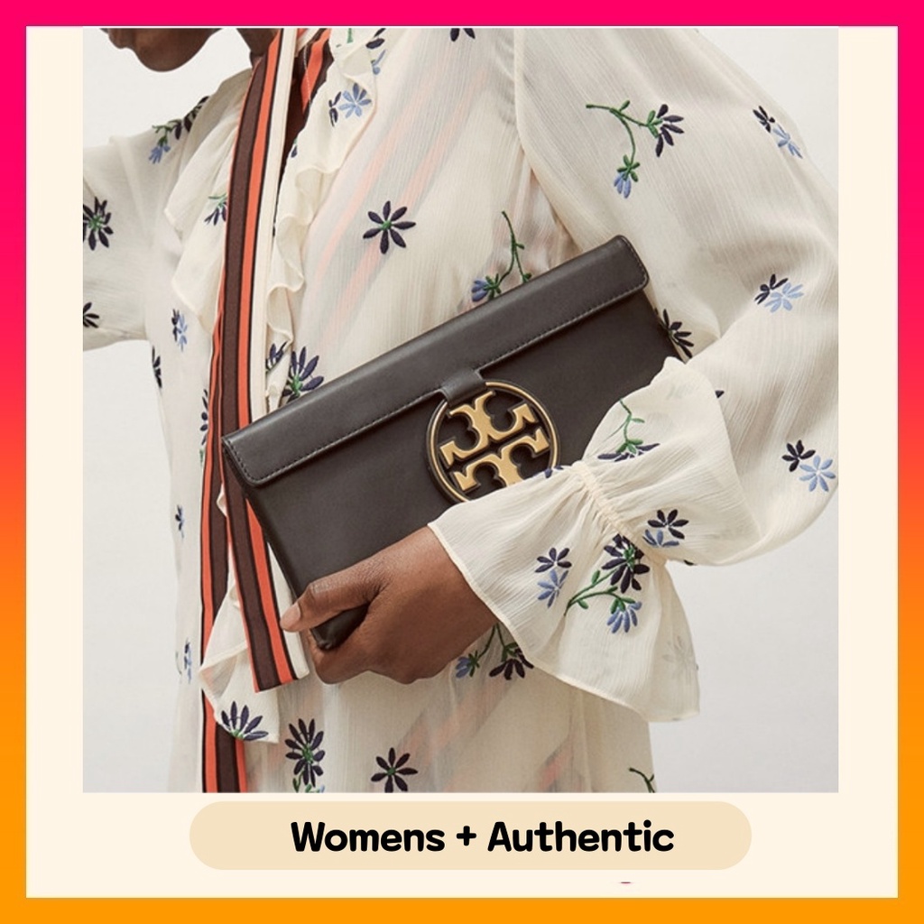 Tory burch best sale miller metallic clutch