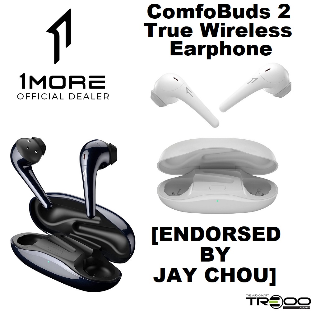 1MORE ComfoBuds 2 (ES303) True Wireless Bluetooth In-Ear Earphone with ...