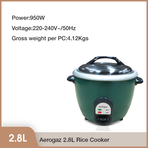 Aerogaz 2.8L Rice Cooker AZ 128RC | Shopee Singapore