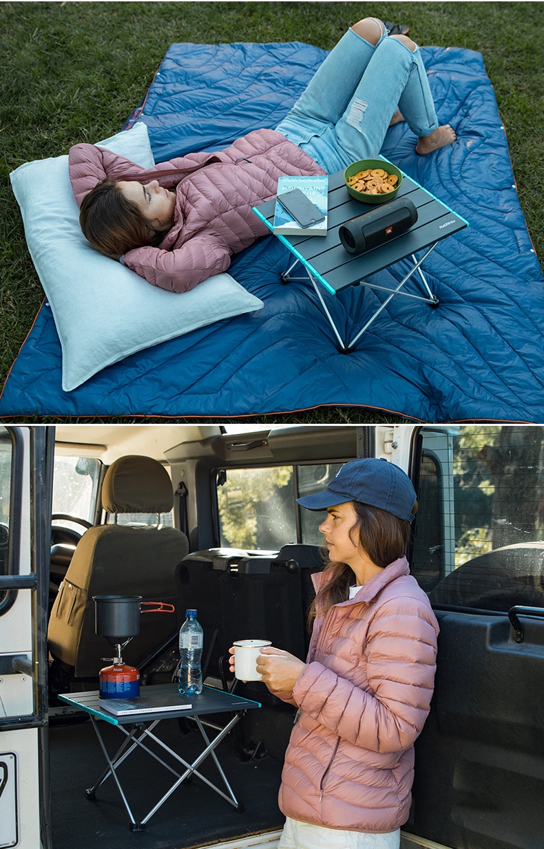 NatureHike Aluminium Alloy Camping Table Foldable Table Folding Table ...