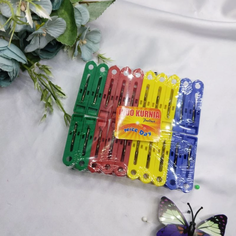 Jepit Baju Warna Produk Bagus Jepit Jemuran Isi 20pcs Jepit Jemuran Murah - Gambar 2