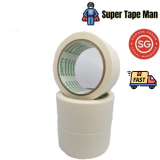 Pack-n-Tape  3M 203 General Purpose Masking Tape Beige, 24 mm x 55 m, 36  per case Bulk - Pack-n-Tape