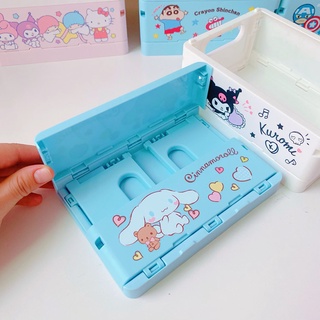 Japanese Sanrio Storage Box Melody Pudding Dog Desktop Folding Storage ...