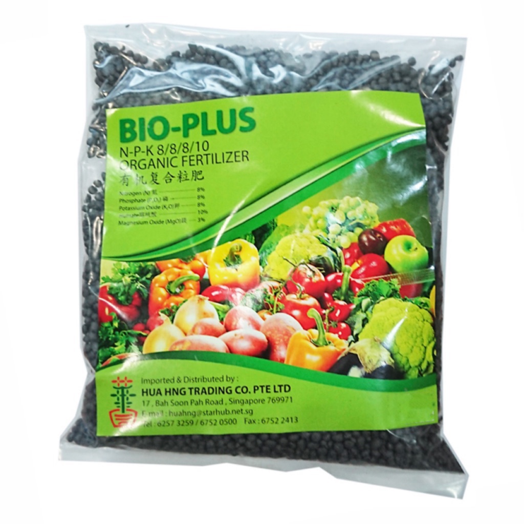 NPK 88810+TE BioPlus Organic Fertilizer (1 or 5 Kg) Shopee Singapore