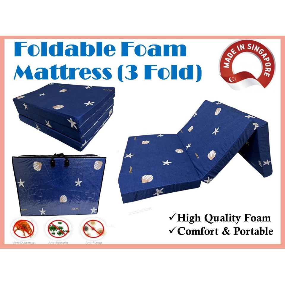 [DELIVER IN 1 3 DAYS] FOLDABLE FOAM MATTRESS Shopee Singapore