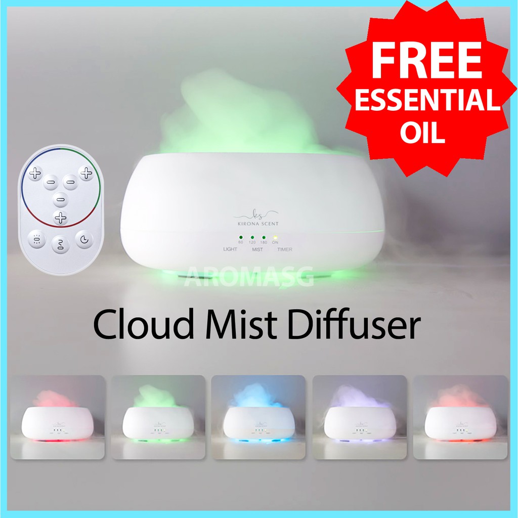 [6.6 SALES] Aroma Home Humidifier White. Premium Diffuser With Remote Control