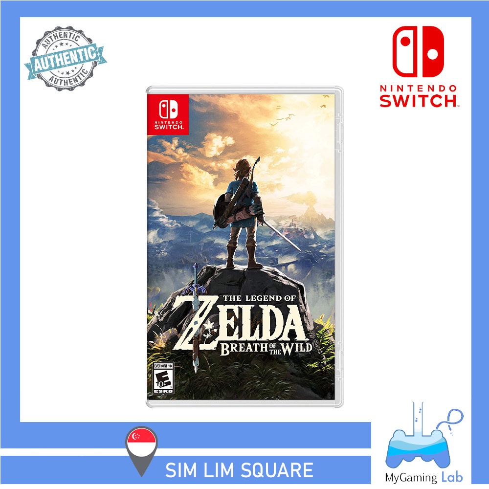 SG] Nintendo Switch Game The Legend of Zelda: Breath of the Wild (MDE-US) |  Shopee Singapore